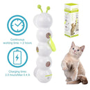WiggleWorm™ | Brinquedo Lagarta Interativa com Ventosa para Gatos — Estimulação Mental