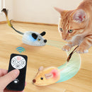 MouseBot™ | Rato Eletrônico Interativo com Sensor de Movimento para Gatos — USB Recarregável