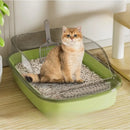 SemiBox™ | Caixa de Areia Semiaberta com Pá para Controle de Odores para Gatos