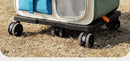 TravelPet™ | Mochila Mala com Trolley para Gatos e Cães Pequenos