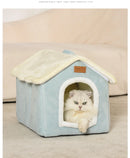 FoldHouse™ | Casinha Dobrável Removível e Lavável para Gatos e Cães de Pequeno Porte