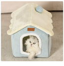 FoldHouse™ | Casinha Dobrável Removível e Lavável para Gatos e Cães de Pequeno Porte