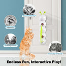 WiggleWorm™ | Brinquedo Lagarta Interativa com Ventosa para Gatos — Estimulação Mental