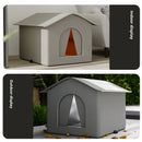 OutdoorWarm™ | Casinha Impermeável Dobrável para Gatos e Cães ao Ar Livre — Inverno