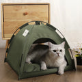 TentBed™ | Cama Tenda Tipo Concha de Inverno com Almofada para Gatos e Cães