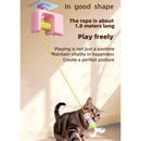 HangPlay™ | Brinquedo Automático Pendurável Lagarta e Pássaro para Gatos — Diversão sem Supervisão