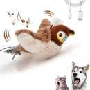 ChirpBird™ | Pássaro Simulado Recarregável com Som e Movimento para Gatos — Toque Ativa