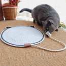 ScratchMat™ | Tapete Arranhador de Sisal para Gatos — Para Arranhar e Descansar