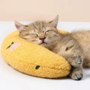 MoonPillow™ | Almofada Meia-Lua de Proteção Cervical para Gatos — Pisando no Leite
