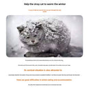 OutdoorWarm™ | Casinha Impermeável Dobrável para Gatos e Cães ao Ar Livre — Inverno