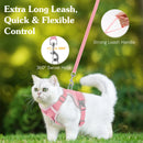 SafeWalk™ | Peitoral de Malha com Guia para Gatos e Cães Pequenos
