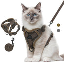 SafeWalk™ | Peitoral de Malha com Guia para Gatos e Cães Pequenos