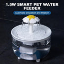 FlowFresh™ | Bebedouro Elétrico Silencioso 1,2L com Filtro para Gatos