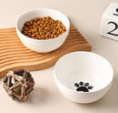 CeramBowl™ | Tigela Dupla de Cerâmica para Ração e Água de Gatos e Cães