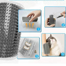ScratchCorner™ | Escova de Canto Removível para Massagem e Remoção de Pelos de Gatos