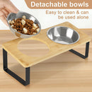 TiltBowl™ | Tigela Elevada com Inclinação de 15° para Gatos e Cães