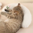 MoonPillow™ | Almofada Meia-Lua de Proteção Cervical para Gatos — Pisando no Leite