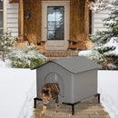 OutdoorCave™ | Casinha Impermeável Quente para Gatos e Cães ao Ar Livre — Inverno