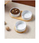 DotCeram™ | Tigela de Cerâmica com Bolinhas para Gatos e Cães