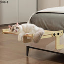 SpaceCat™ | Cama Cápsula Espacial de Madeira com Hammock para Gatos — Design Moderno