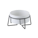 StandBowl™ | Conjunto Duplo de Tigelas de Cerâmica com Suporte para Gatos e Cães