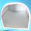StrawCave™ | Casinha Dobrável de Inverno com Almofada Removível para Gatos e Cães