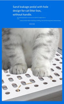 EnclosedBox™ | Caixa de Areia Fechada Grande com Gaveta para Odores para Gatos