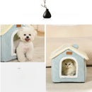 FoldHouse™ | Casinha Dobrável Removível e Lavável para Gatos e Cães de Pequeno Porte