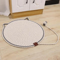 ScratchMat™ | Tapete Arranhador de Sisal para Gatos — Para Arranhar e Descansar