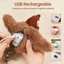 ChirpBird™ | Pássaro Simulado Recarregável com Som e Movimento para Gatos — Toque Ativa
