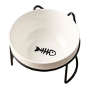 CeramBowl™ | Tigela Dupla de Cerâmica para Ração e Água de Gatos e Cães