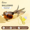 SongBird™ | Passarinho Elétrico Simulado com Som de Piar e Asas Batendo para Gatos