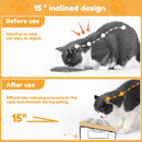 WoodRise™ | Suporte de Madeira com Tigelas de Aço Inox Elevadas para Gatos e Cães