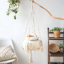 MacrameSwing™ | Hammock Balanço em Macramê para Gatos e Cães — Decoração e Conforto