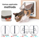 FlipSafe™ | Porta Basculante em PVC com Trava 4 Vias para Pets