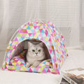 TentBed™ | Cama Tenda Tipo Concha de Inverno com Almofada para Gatos e Cães