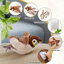 ChirpBird™ | Pássaro Simulado Recarregável com Som e Movimento para Gatos — Toque Ativa