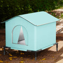 OutdoorCave™ | Casinha Impermeável Quente para Gatos e Cães ao Ar Livre — Inverno