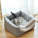 VillaPet™ | Casa-Cama Fechada Quente para Gatos e Cães no Inverno