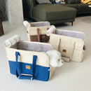 StyleCarry™ | Bolsa Transportadora de Tela para Gatos e Cães Pequenos