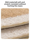 GripScratch™ | Almofada Arranhadora Adesiva de Formato Irregular para Gatos — Cola em Qualquer Superfície