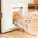 FlipSafe™ | Porta Basculante em PVC com Trava 4 Vias para Pets