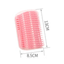 CornerGroom™ | Escova de Canto com Pente Removível para Gatos