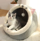 DreamCave™ | Cama Caverna Dobrável Removível com Estampa Cartoon para Pets