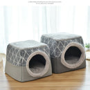 VillaPet™ | Casa-Cama Fechada Quente para Gatos e Cães no Inverno
