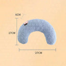 MoonPillow™ | Almofada Meia-Lua de Proteção Cervical para Gatos — Pisando no Leite