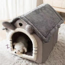 CaveSofa™ | Casinha Sofá Dobrável Removível e Lavável para Gatos e Cães — Conforto Total