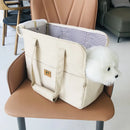 StyleCarry™ | Bolsa Transportadora de Tela para Gatos e Cães Pequenos