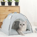 TentBed™ | Cama Tenda Tipo Concha de Inverno com Almofada para Gatos e Cães