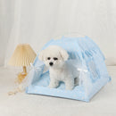 TentBed™ | Cama Tenda Tipo Concha de Inverno com Almofada para Gatos e Cães